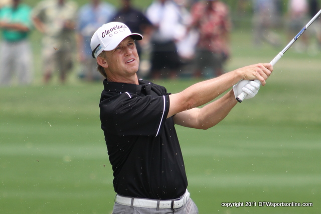 David Toms sets record for lowest 36 hole score in tournament history at Colonial. Photo by George Walker